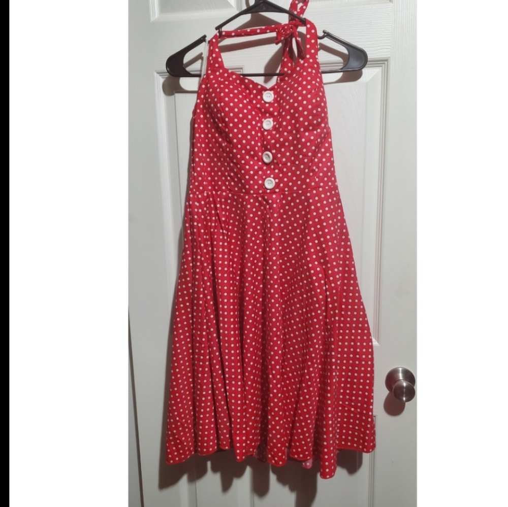 Pinup Style Halter Dress